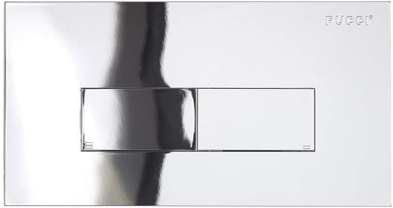 Nuova Placca Cassetta ECO Slim Cromata Sostituisce 80005710 Pucci 80179562 - 5