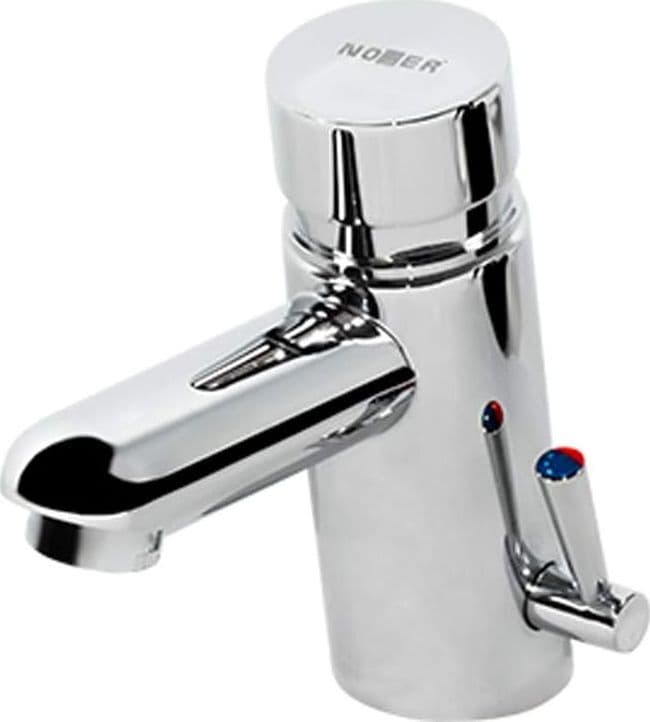 Rubinetto Miscelatore Temporizzato per Lavabo in Ottone Cromato 07420.N - 3