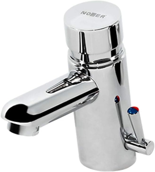 Rubinetto Miscelatore Temporizzato per Lavabo in Ottone Cromato 07420.N - 3