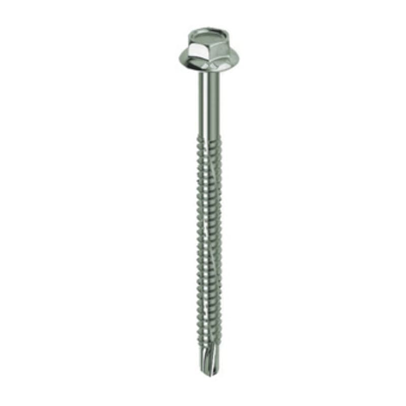 Sc Tirafondo Autoperforante TE 6,3 x 80 mm Chrom Kovervit DX Mustad - 2
