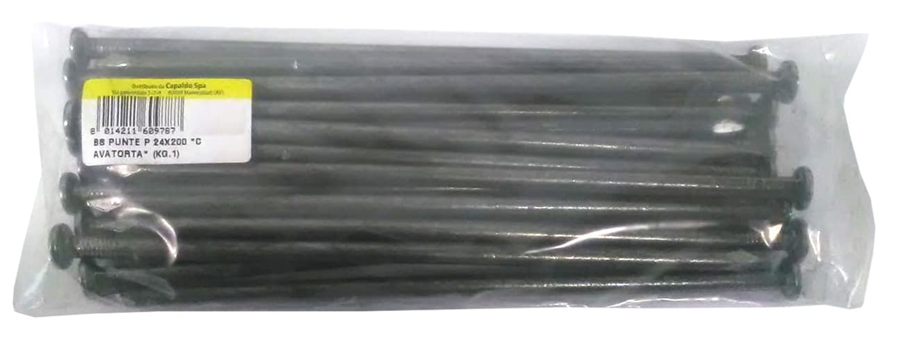 Bs Chiodi Testa Piana 23 x 150 Cavatorta 1 kg 5,0 Bs - 2