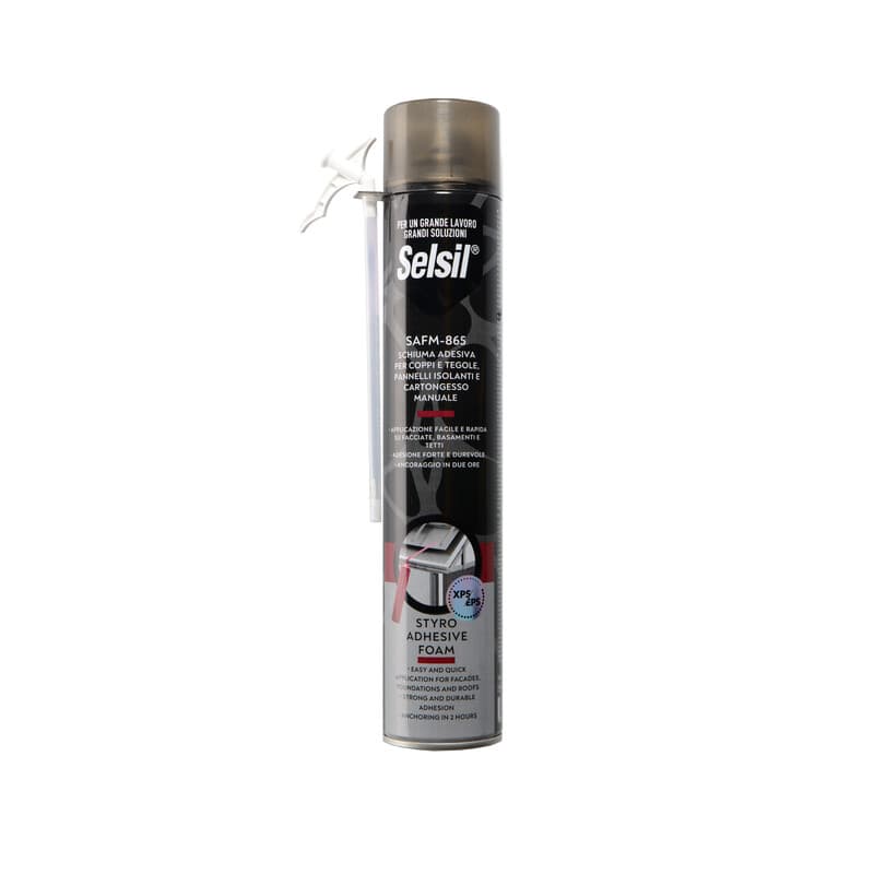 Selsil Schiuma Poliuret Coppi e Tegole Man 750 ml 12 Pezzi - 2