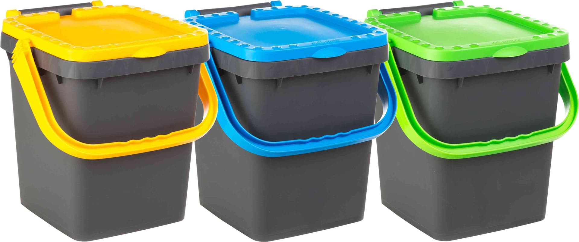 Pattumiera 20 l Ecoplus con Maniglia Kit 3 Pezzi - 2