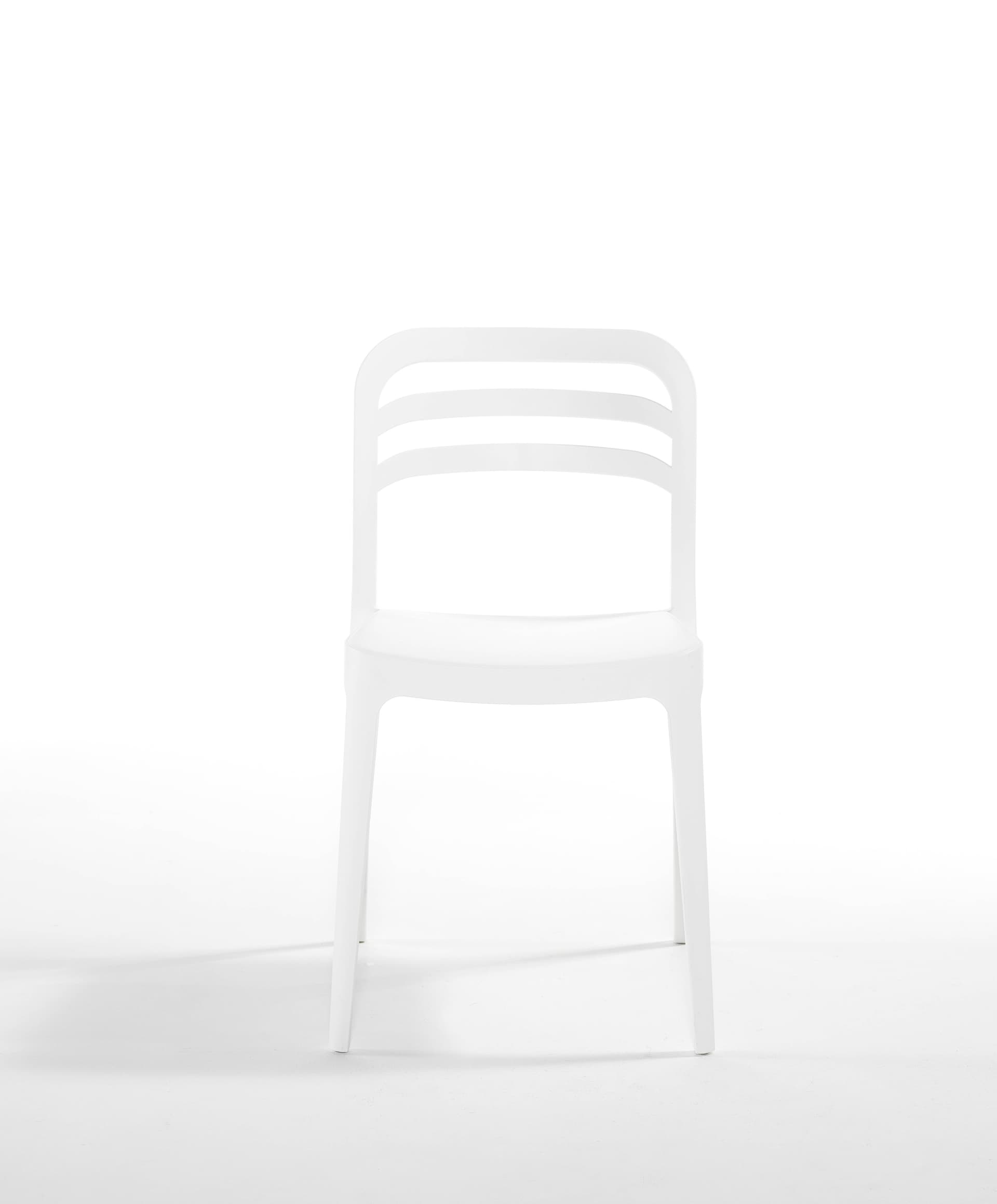 SEDIA C/BRACCIOLI ASPEN BIANCO- 1,0 pz - 2