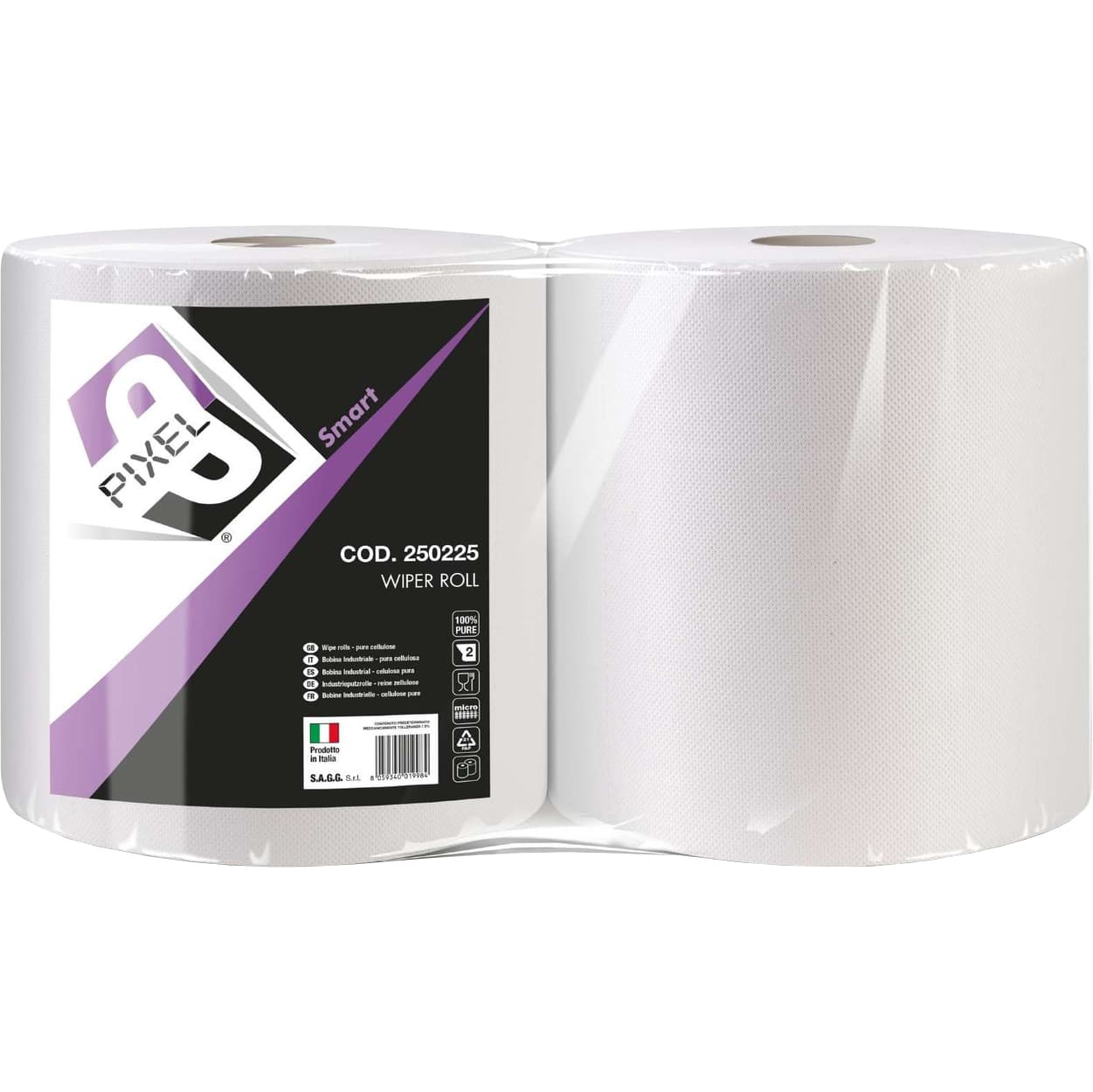 Bobina Carta Pura Cellul Smart 2,5 kg Ca 2 Pezzi - 2
