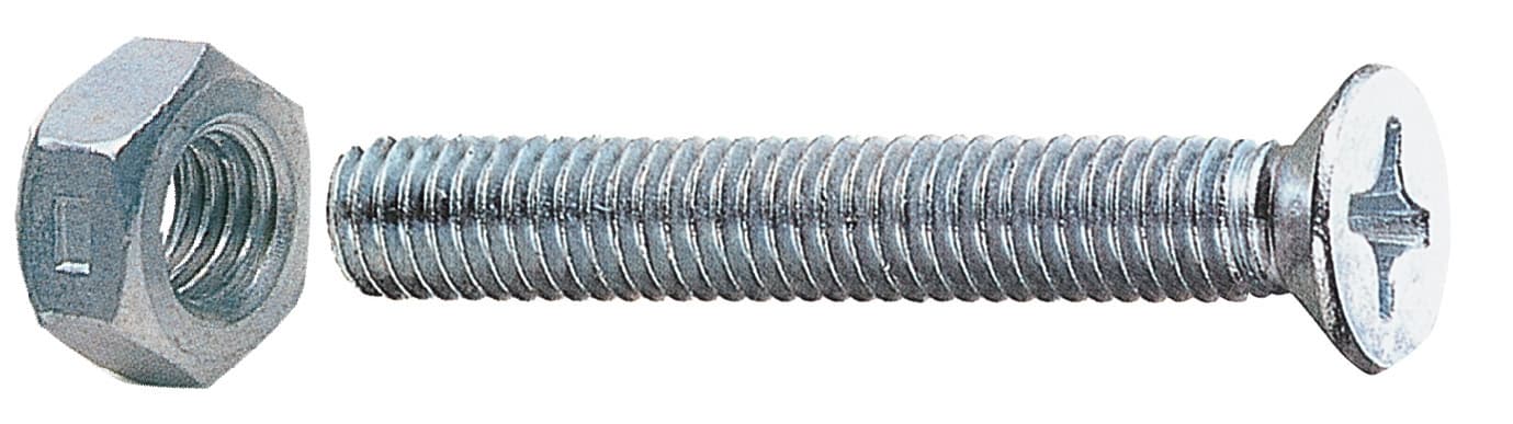 Sc Viti a Metallo T.p. 4 x 30 con Dadi * Ambrovit 5 Confezioni da 30 Pezzi - 2