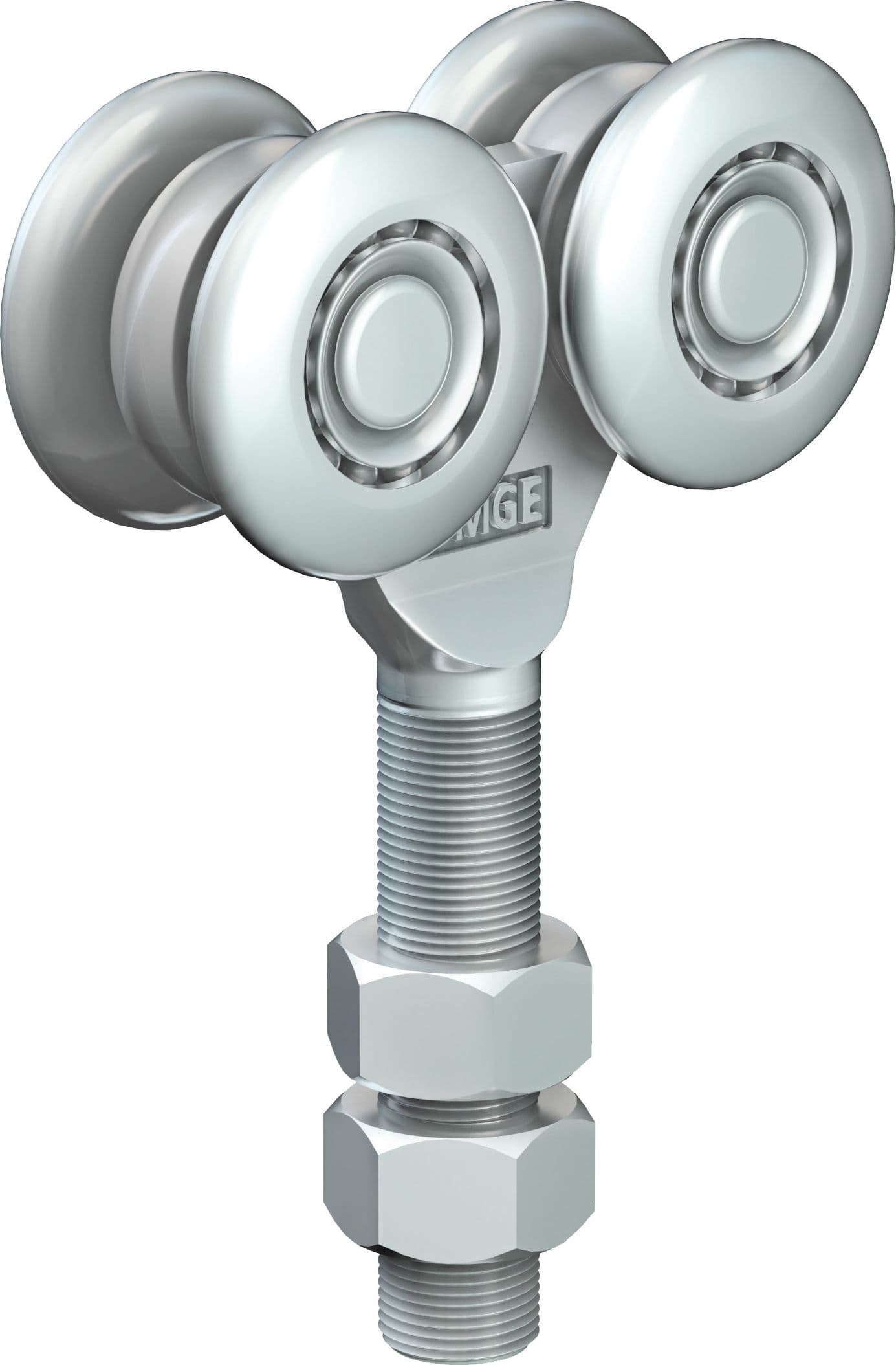 Omge 253 Carrello a 4 Ruote Ø 55 mm Port 380 kg 2 Pezzi - 2