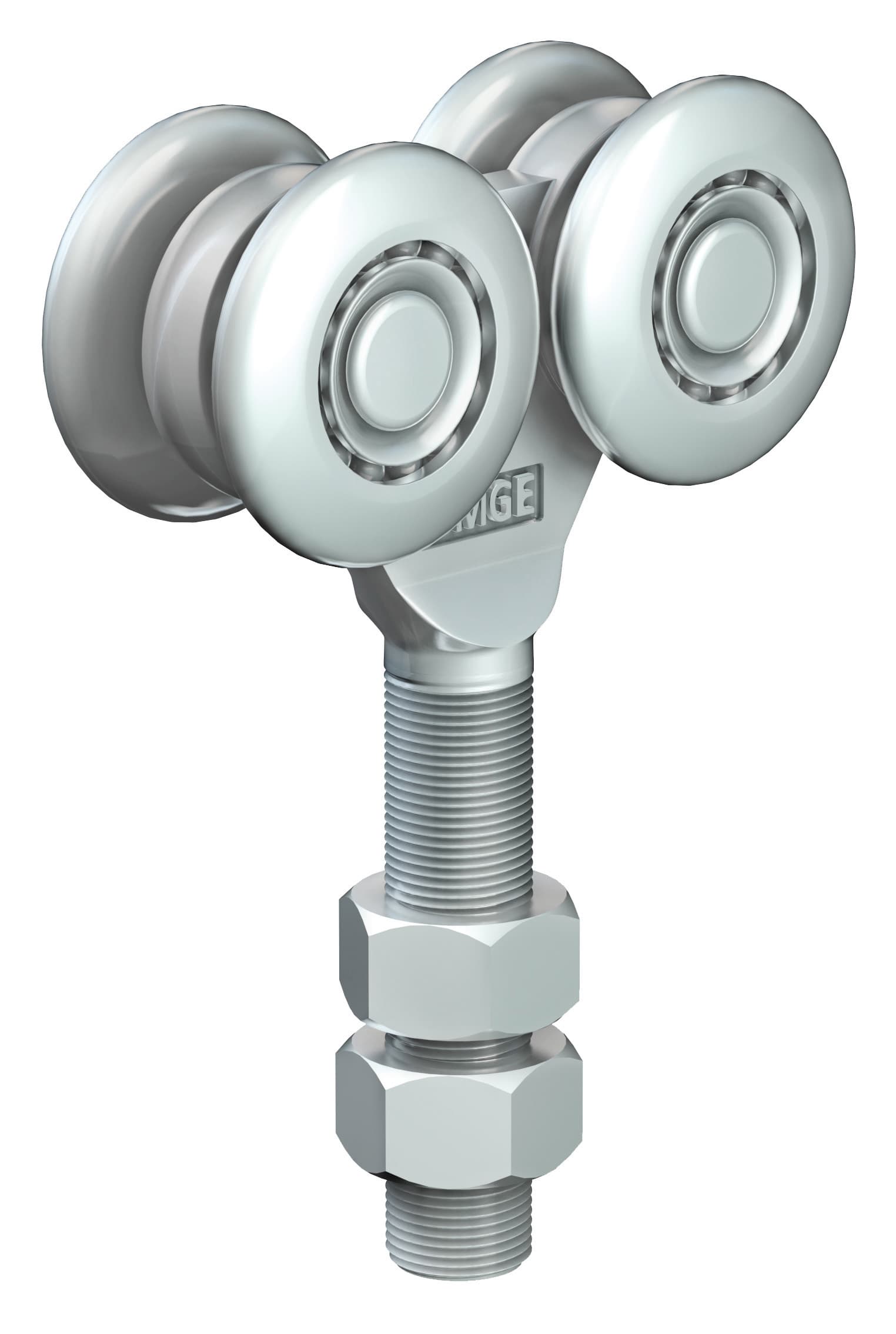 Omge 253 Carrello a 4 Ruote Ø 55 mm Port 380 kg 2 Pezzi - 2