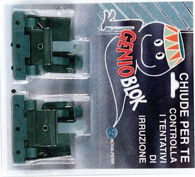 Blocca Tapparella Genioblock Acc INOX DX e SX - 2
