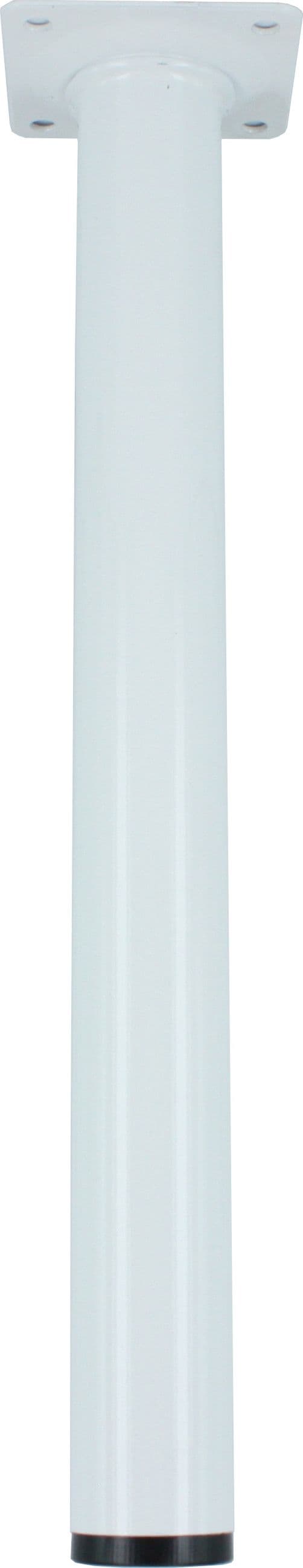 Piedino Acciaio D. 30 x H 300 mm Bianco 4 Pezzi - 2