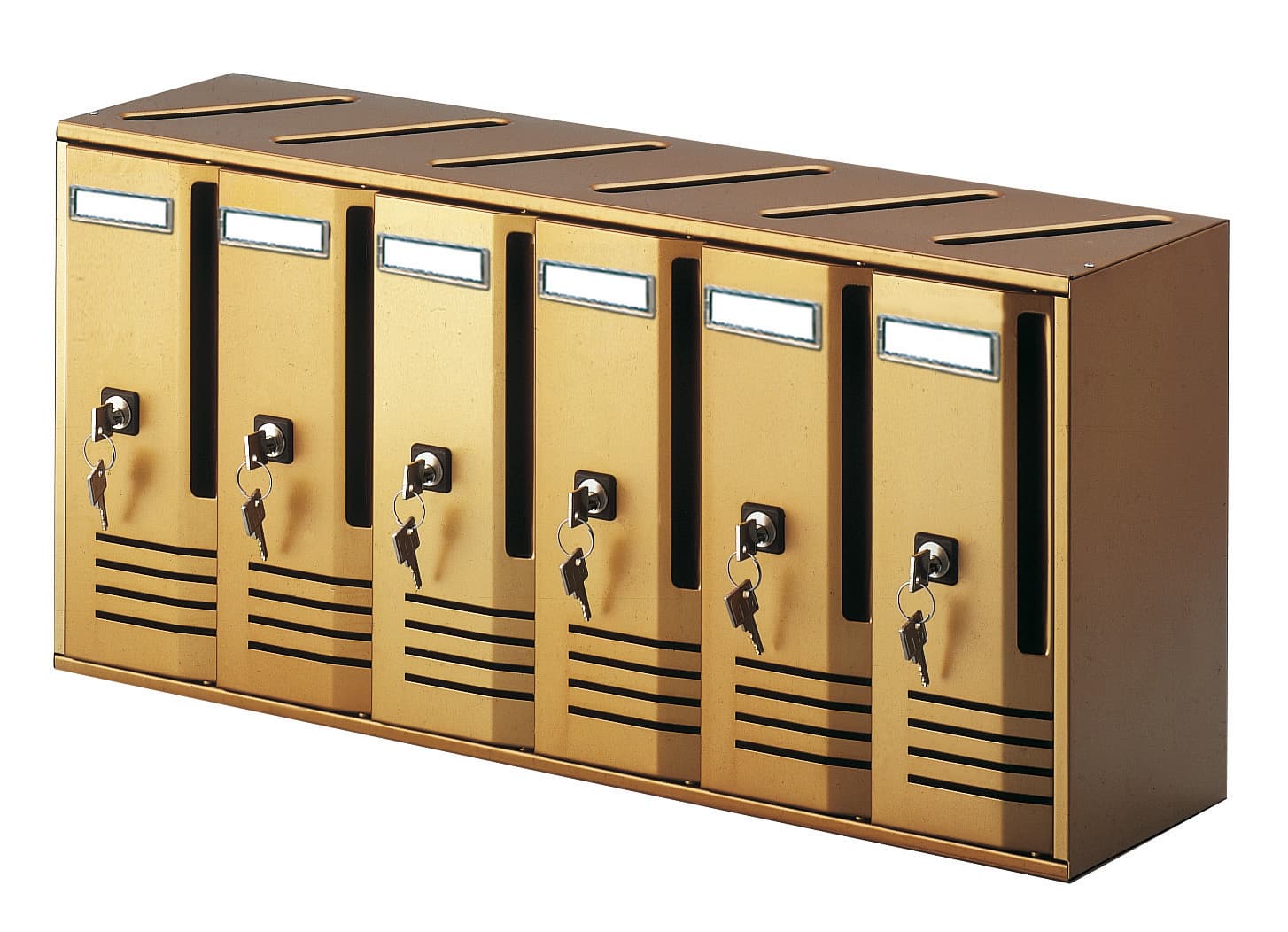 Cassetta Postale Alubox Cubo C6 62 x 17,5 x 30 Bronzo - 2