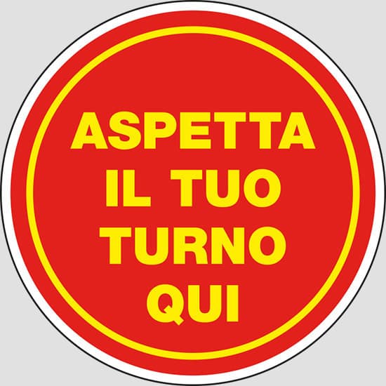 Etic.ades. D.20 cm. Aspetta il Tuo Turno Qui – Idroweb