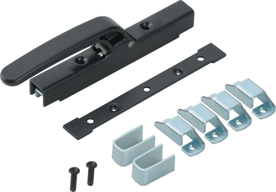 Cariglione Acciaio 686 Aste Esterne 10 x 10 mm Nero 5 Pezzi - 2