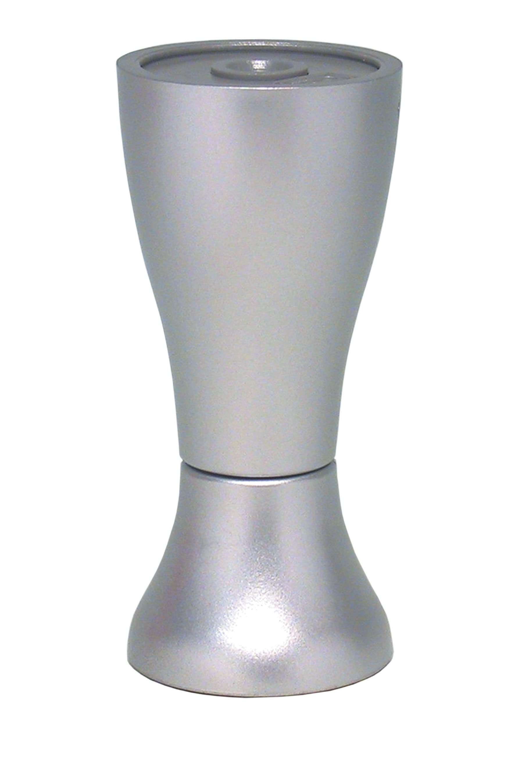 Piedino Regolabile ABS 90 mm P0224 Alluminio Gs Plast 12 Pezzi - 2