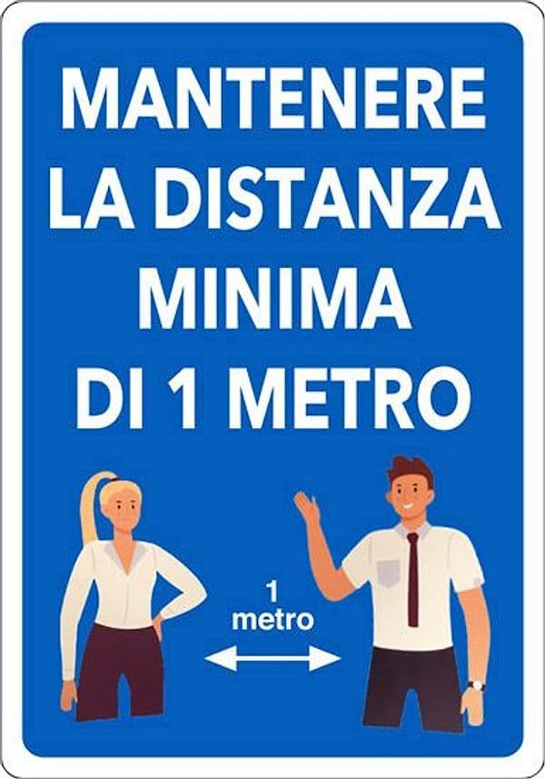 ETIC.ADES.30 x 20 Mantenere Dist. Minim. di 1MT - 2