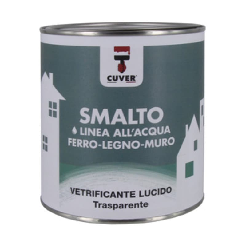 Smalto Allacqua Vetrificante Cuver Trasp Luc 750 ml Colorificio I.co.ri.p - 2