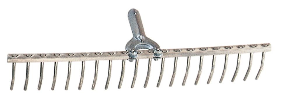 Rastrello a 20 Denti Tondi in Alluminio 5 Pezzi - 2