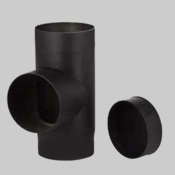Raccordo a T per Stufe a Legna Ø 120 mm Made in Italy - 2