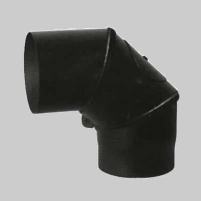 Gomito a 90 ° Girevole per Stufe a Legna Made in Italy Ee ? 130 mm - 2