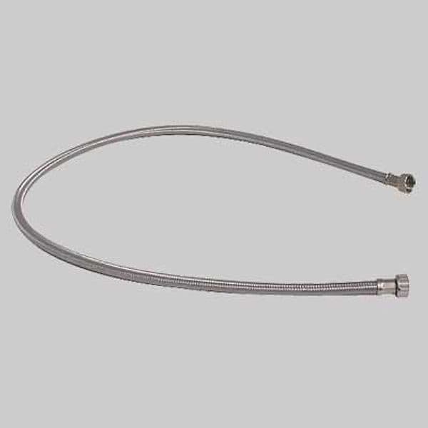 Tubo Carico Lavatrice in Acciaio Cm 200 con Curva Made in Italy - 2