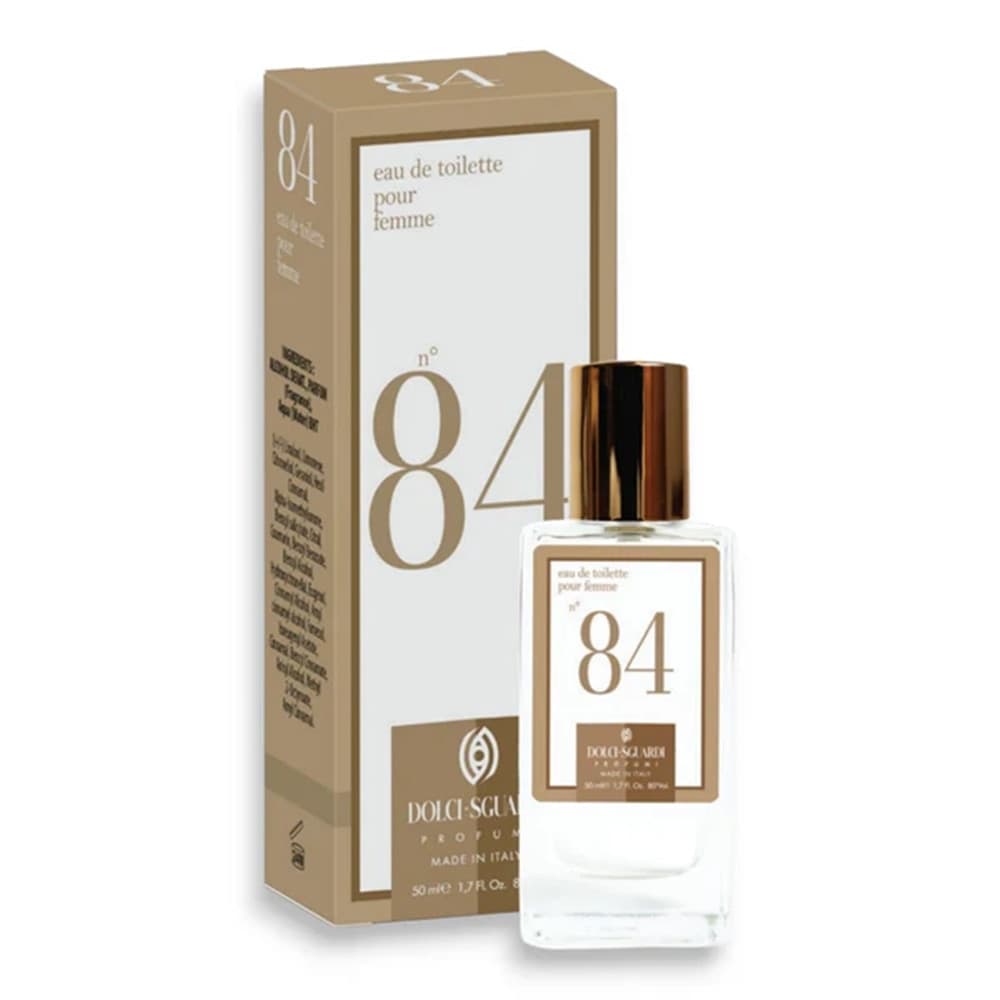 PROFUMO CORPO EAU DE TOILETTE DA DONNA N°84 DA 50 ML FRAGRANZA RAFFINATA DISTINTIVA 006110 - 3