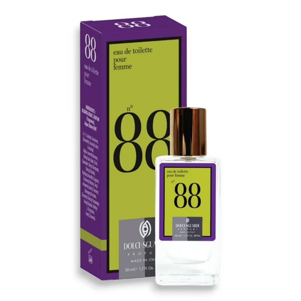 PROFUMO CORPO EAU DE TOILETTE DA DONNA N°88 DA 50 ML FRAGRANZA ESOTICA SPEZIATA 009289 - 2