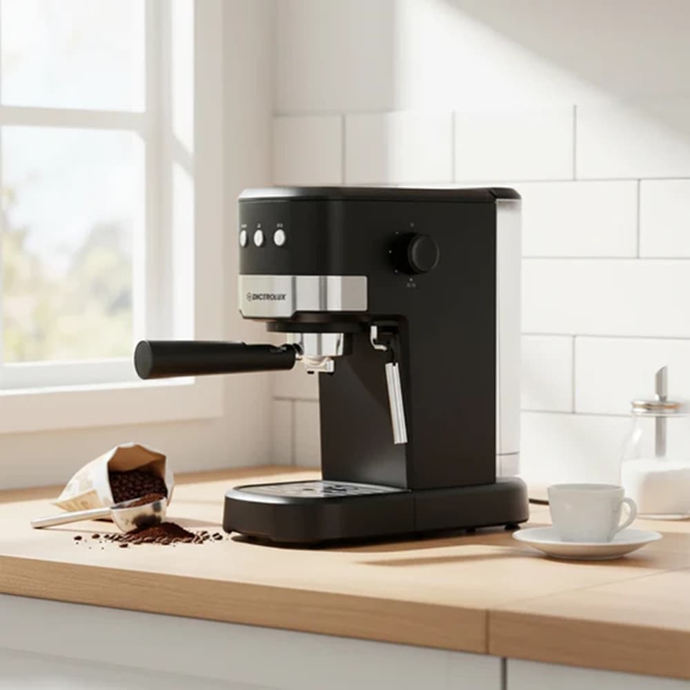 MACCHINA DA CAFFÈ MACINATO O CIALDE ESPRESSO 2IN1 1100W 15 BAR SERBATOIO 1,2LT RIMOVIBILE - 4