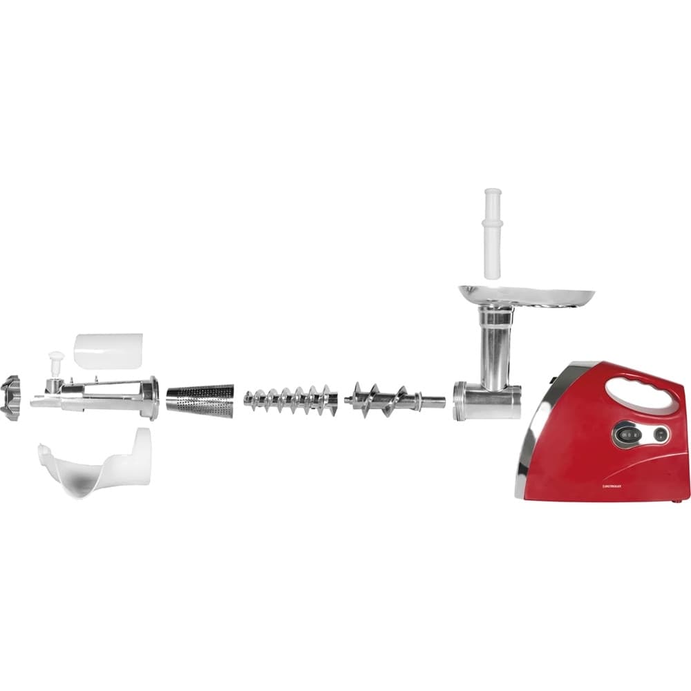 TRITACARNE PASSAPOMODORO MULTIFUNZIONE 350 WATT 3 TRAFILE IN ACCIAIO PER INSACCATI PASSATE - 7