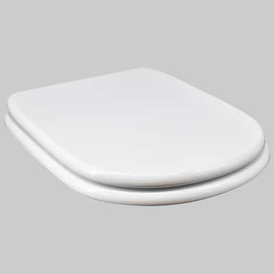 Copriwater Sedile WC MDF Poliesterato M164 Bianco Seba - 2