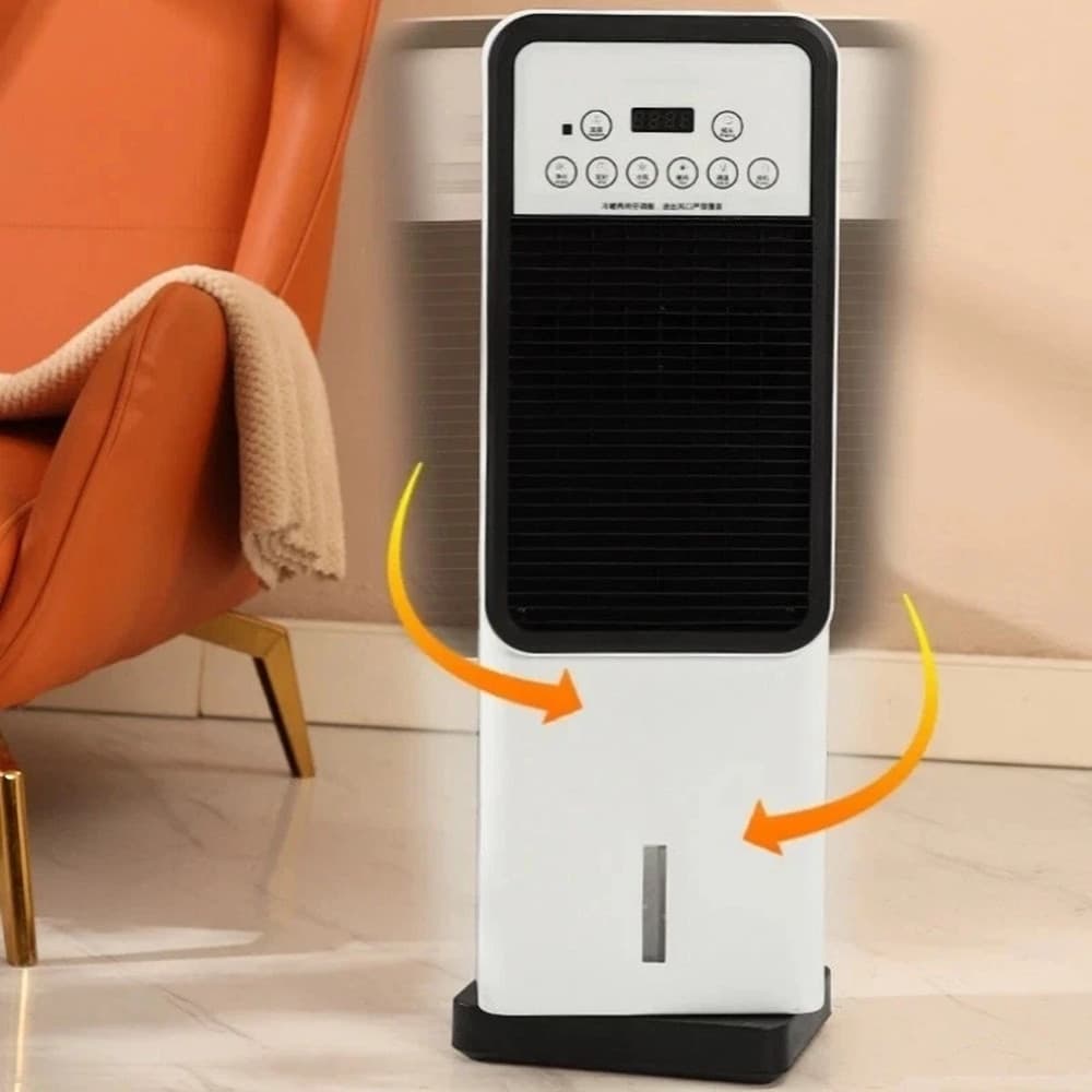 STUFA ELETTRICA PORTATILE 3IN1 RISCALDATORE ARIA CALDA FREDDA UMIDIFICATORE TELECOMANDO - 8
