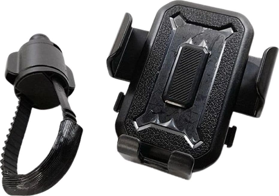 PORTACELLULARE SUPPORTO PER TELEFONO DA MOTO BICICLETTE REGOLABILE ROTAZIONE DI 360° - 4