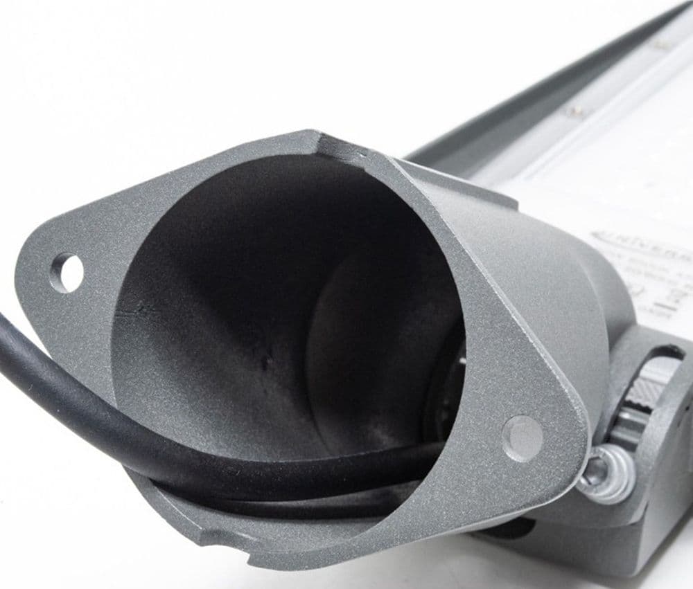 PROIETTORE FARO ARMATURA STRADALE LED 50W CON SNODO DA ESTERNO IP65 LUCE 6500K RL02-50W - 6
