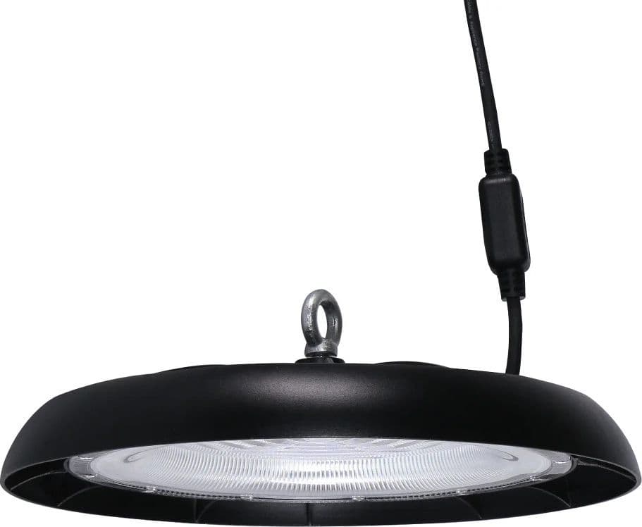 FARETTO LED UFO LAMPADA A SOSPENSIONE 200W 22000LM IP65 LUCE FREDDA 6500K HE-200W-F - 2