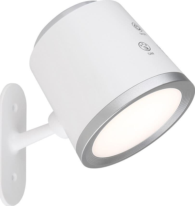 LAMPADA DOPPIO USO SCRIVANIA APPLIQUE A LED 6W TOUCH DIMMERABILE 3 COLORAZIONI BL-1005 - 5