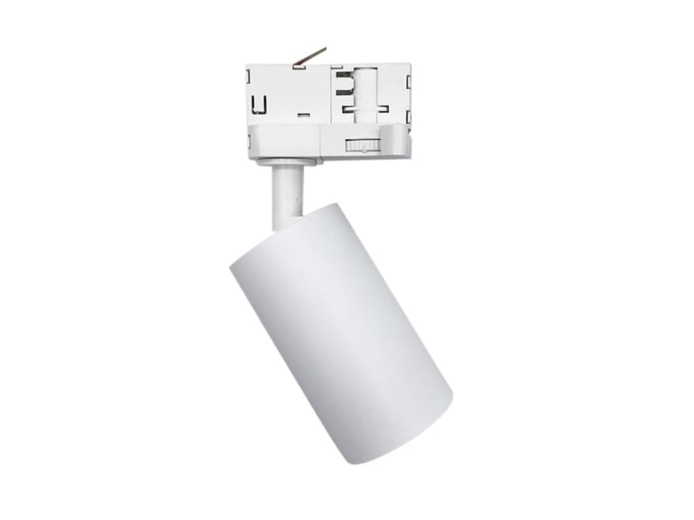 PORTA FARETTO LAMPADINA ATTACCO GU10 PER BINARIO TRIFASE ORIENTABILE FARO PROIETTORE GD18A - 6