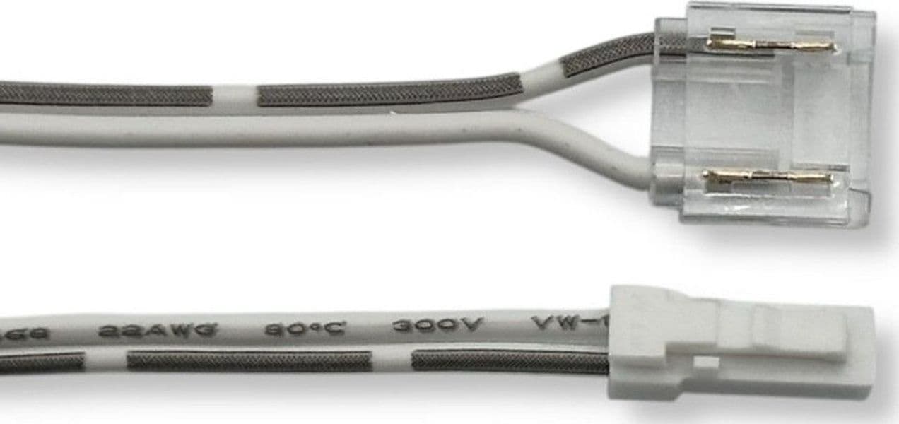 CAVO DI CONNESSIONE TRA ALIMENTATORE E STRIP LED MONOCOLORE DC12-24V 8 MM CA-ST-8MM - 3