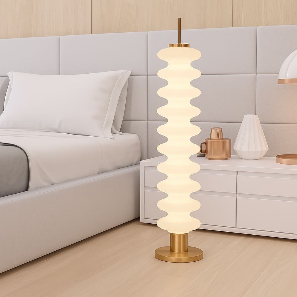 LAMPADA DECORATIVA A LED DA TERRA 43 WATT TECNOLOGIA CCT CON TELECOMANDO APP D18-3C - 5