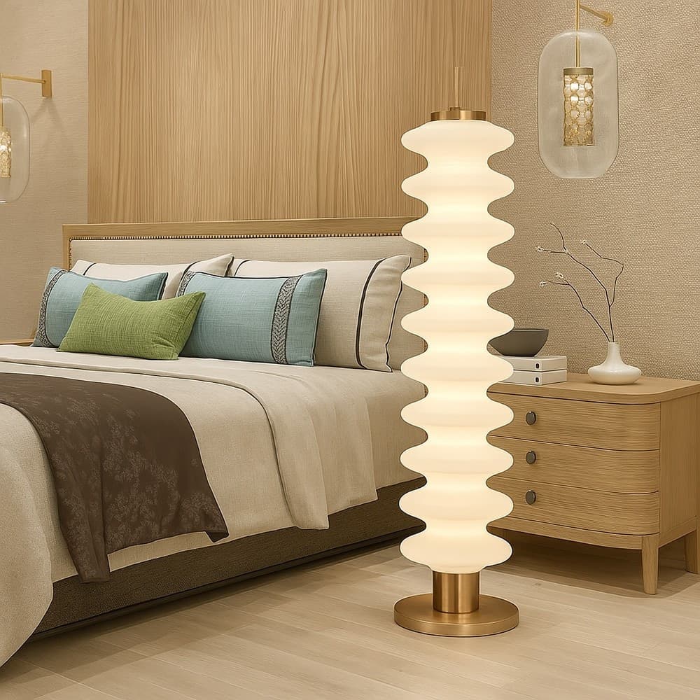 LAMPADA DECORATIVA A LED DA TERRA 43 WATT TECNOLOGIA CCT CON TELECOMANDO APP D18-3C - 6