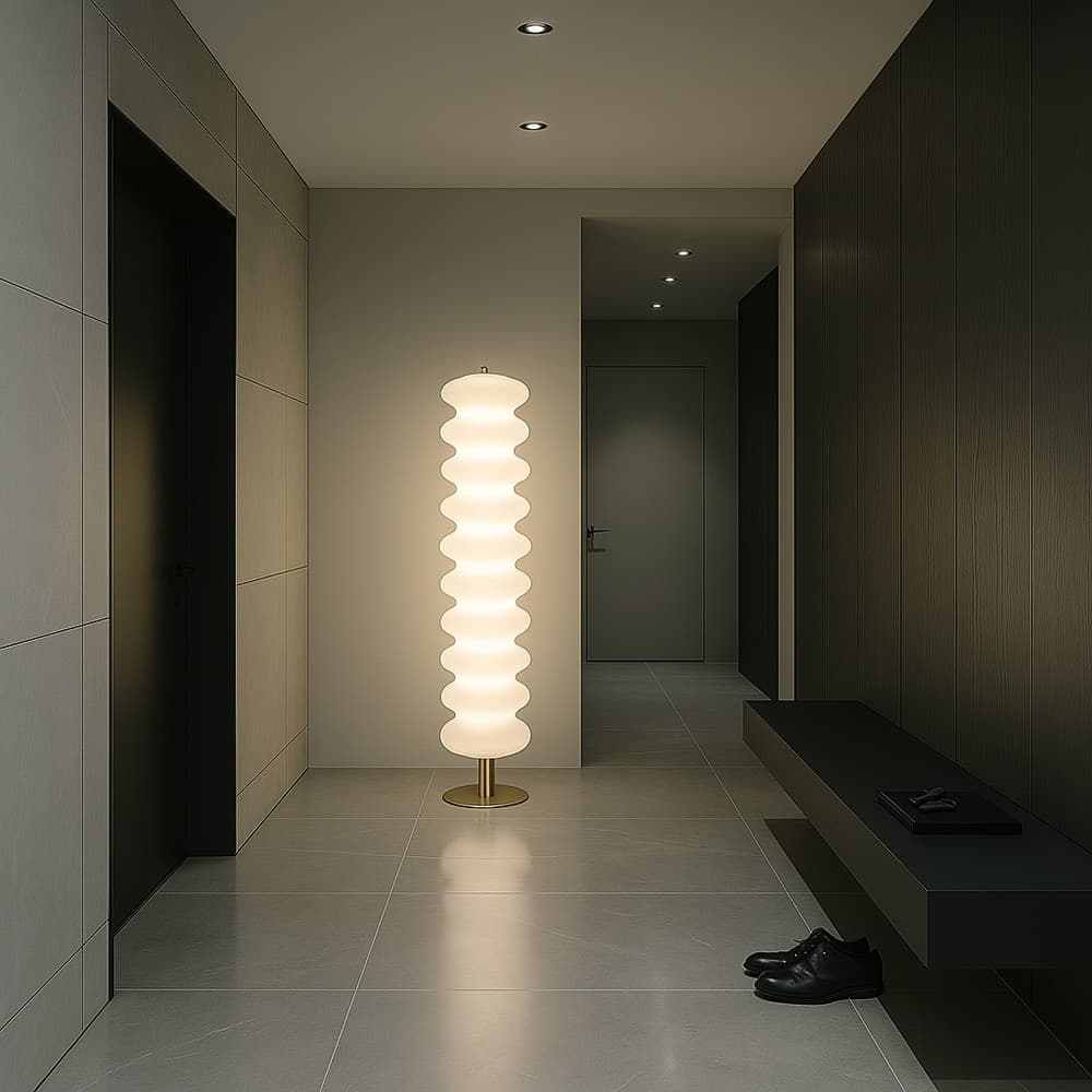 LAMPADA DECORATIVA A LED DA TERRA 43 WATT TECNOLOGIA CCT CON TELECOMANDO APP D18-3C - 9