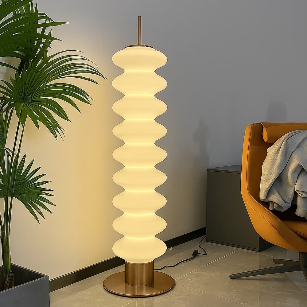 LAMPADA DECORATIVA A LED DA TERRA 43 WATT TECNOLOGIA CCT CON TELECOMANDO APP D18-3C - 10