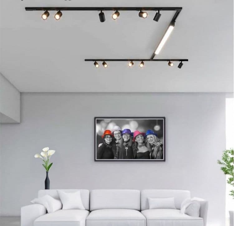 FARETTO LED PER BINARIO TRIFASE 40W LAMPADA ORIENTABILE LUCE NATURALE 4000K IP20 GD19C30 - 9