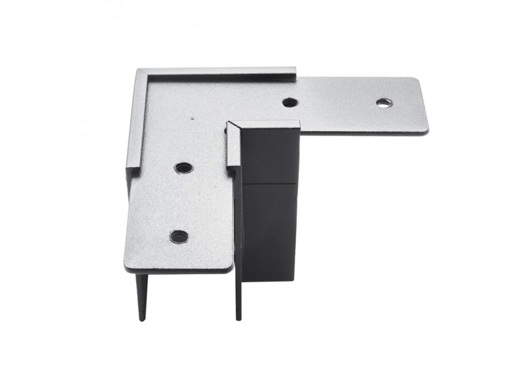 CONNETTORE GIUNZIONE ANGOLARE NERO PER COLLEGAMENTO BINARIO MAGNETICO DA ESTERNO GF-3-L - 3