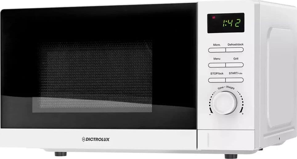 FORNO A MICROONDE DIGITALE BIANCO 20LT 800W 5 LIVELLI POTENZA 8 PROGRAMMI BLOCCO BAMBINI - 3