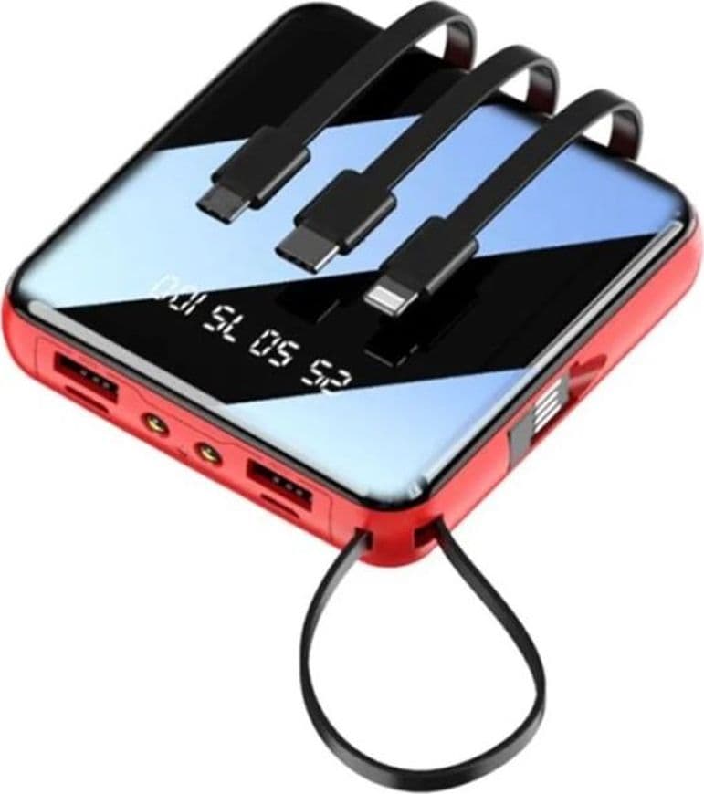 POWER BANK CARICATORE PORTATILE CAPACITÀ 12800MAH RICARICA RAPIDA 2.1A SMARTPHONE TABLET - 6