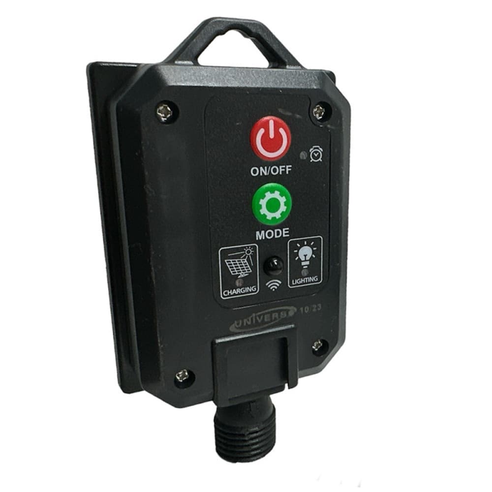 STRISCIA LUMINOSA LED 10MT CON PANNELLO SOLARE PICCHETTO CATENA LUCE DECORAZIONI KYP-10 - 9
