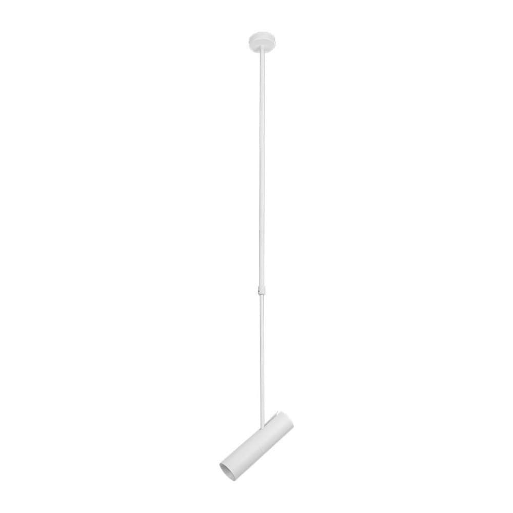 LAMPADARIO PORTAFARETTO PENDENTE A SOSPENSIONE LAMPADA A CILINDRO GU10 ASTA REGOLABILE 209 - 3
