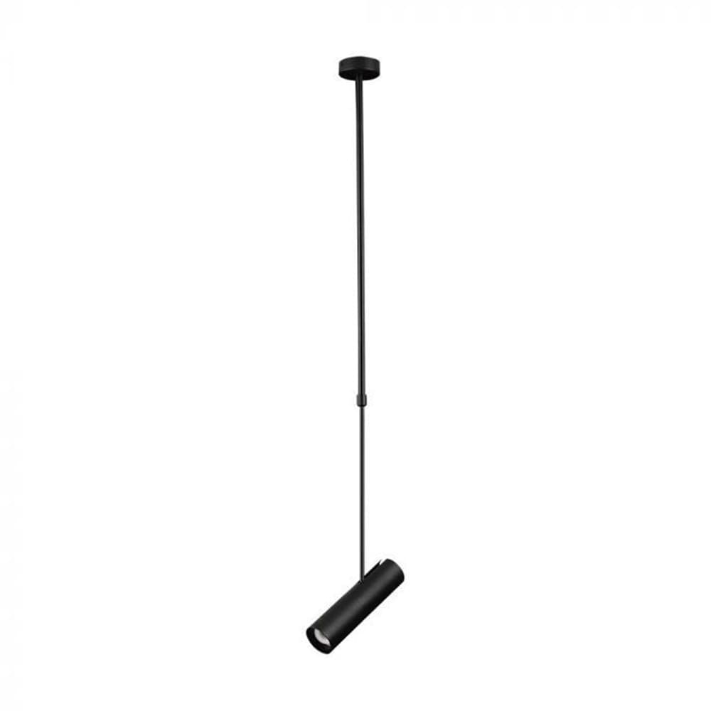 LAMPADARIO PORTAFARETTO PENDENTE A SOSPENSIONE LAMPADA A CILINDRO GU10 ASTA REGOLABILE 209 - 10