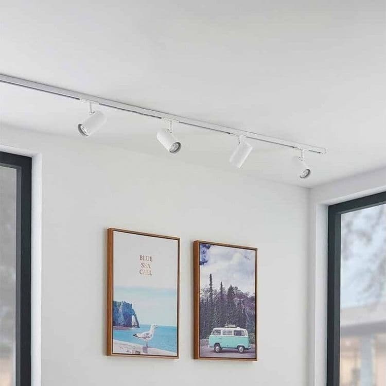 FARETTO LED PER BINARIO TRIFASE 30W LAMPADA ORIENTABILE LUCE NATURALE CALDA IP20 GD19C20 - 5