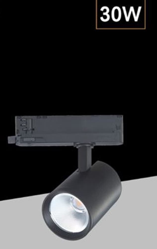 FARETTO LED PER BINARIO TRIFASE 30W LAMPADA ORIENTABILE LUCE NATURALE CALDA IP20 GD19C20 - 9