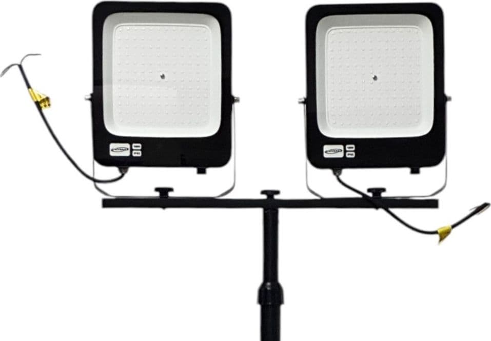 SUPPORTO TREPPIEDE STAFFA PER FARI PROIETTORI LED ALTEZZA REGOLABILE FINO A 2 MT BC-N2M - 5